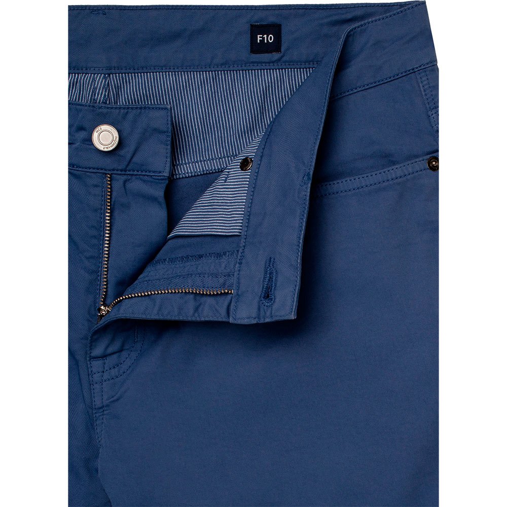 Façonnable パンツ F10 5 Pocket Garment-Dyed Light Gab Cotton Stretch 青|  Dressinn