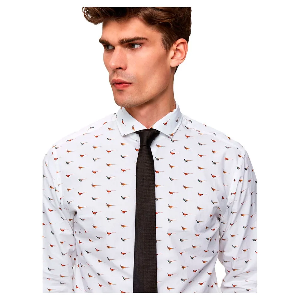 Selected Corbata New Texture 7 cm Marrón | Dressinn