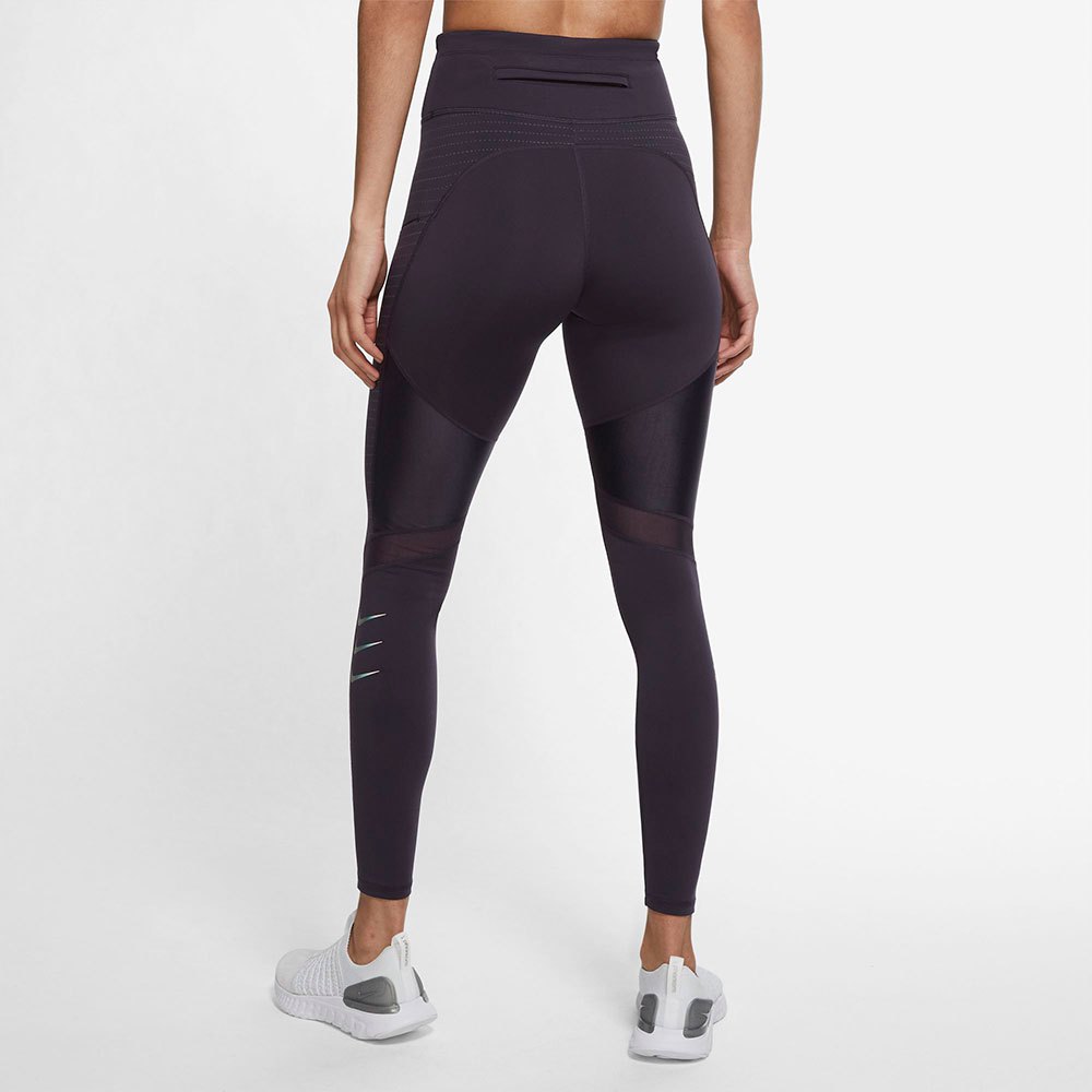 Nike Running Dri-FIT Run Division Fast reflective leggings in dark purple