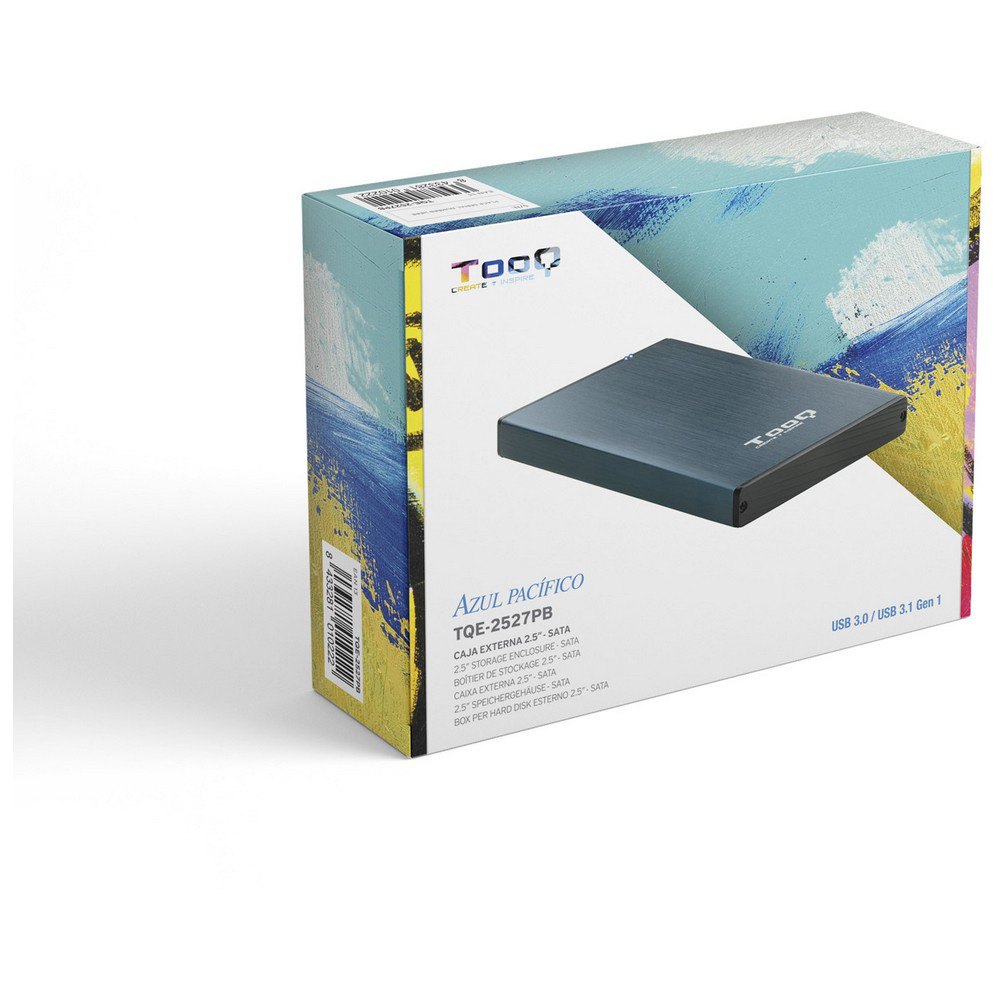 Tooq TQE-2527PB Externe HDD/SSD-behuizing 2.5´´