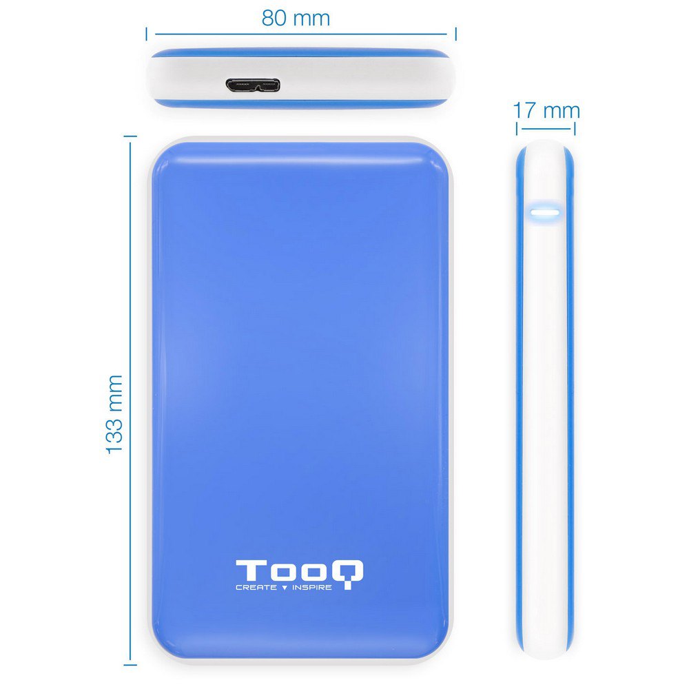 Tooq TQE-2528BL HDD/SSD External Case