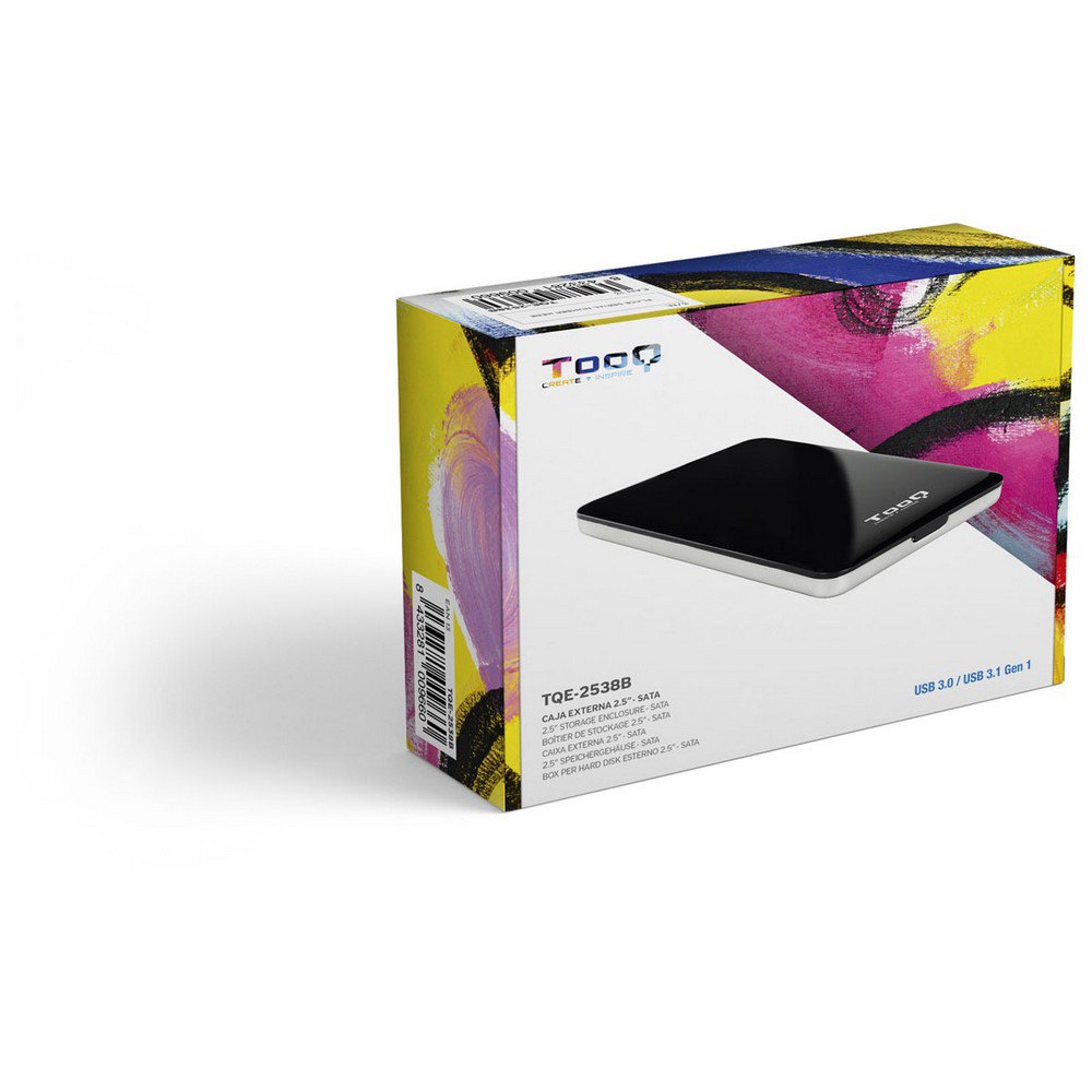 Tooq TQE-2538B Ekstern HDD/SSD-kabinett 2.5´´