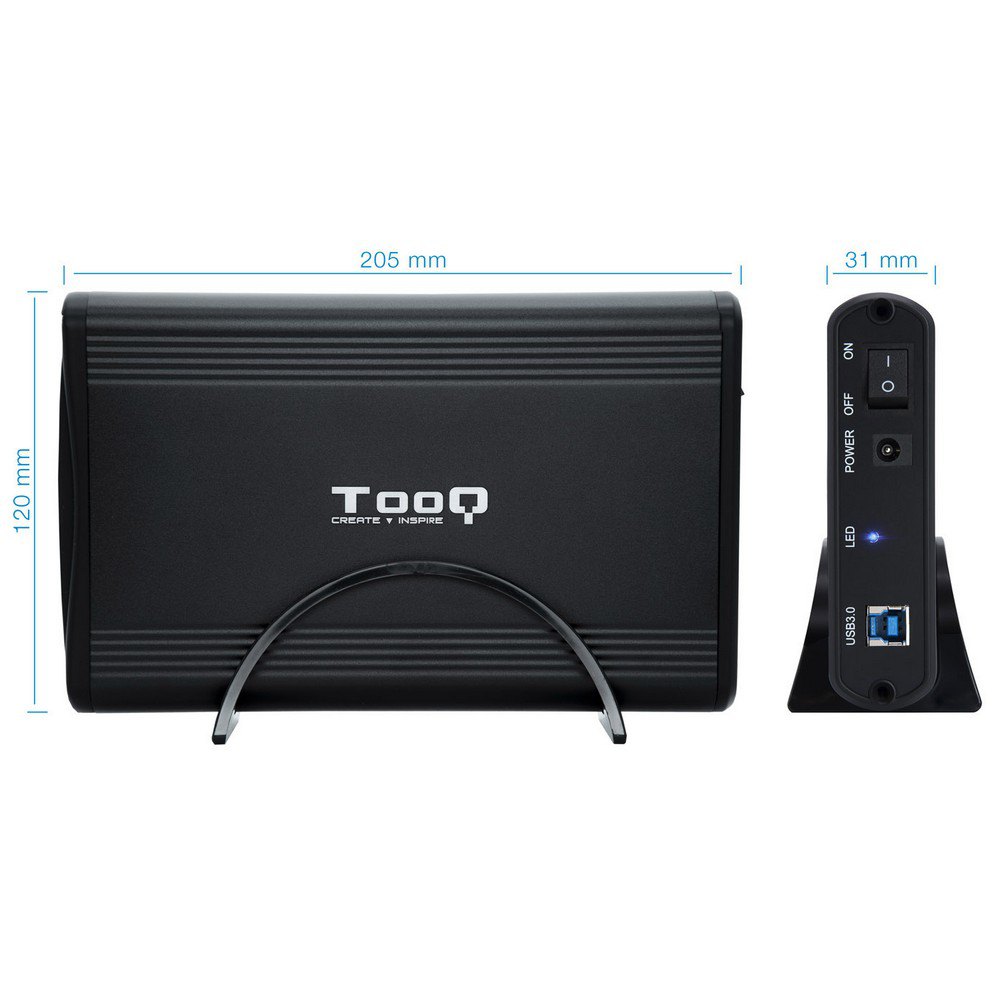 Tooq TQE-3526B 外付けHDDハードドライブ