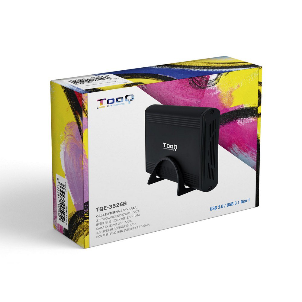 Tooq TQE-3526B Eksternt HDD/SSD-kabinet 3.5´´
