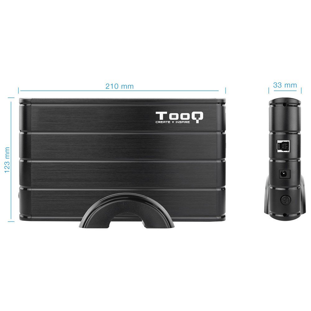 Tooq TQE-3530B Ulkoinen HDD/SSD-kotelo 3.5´´