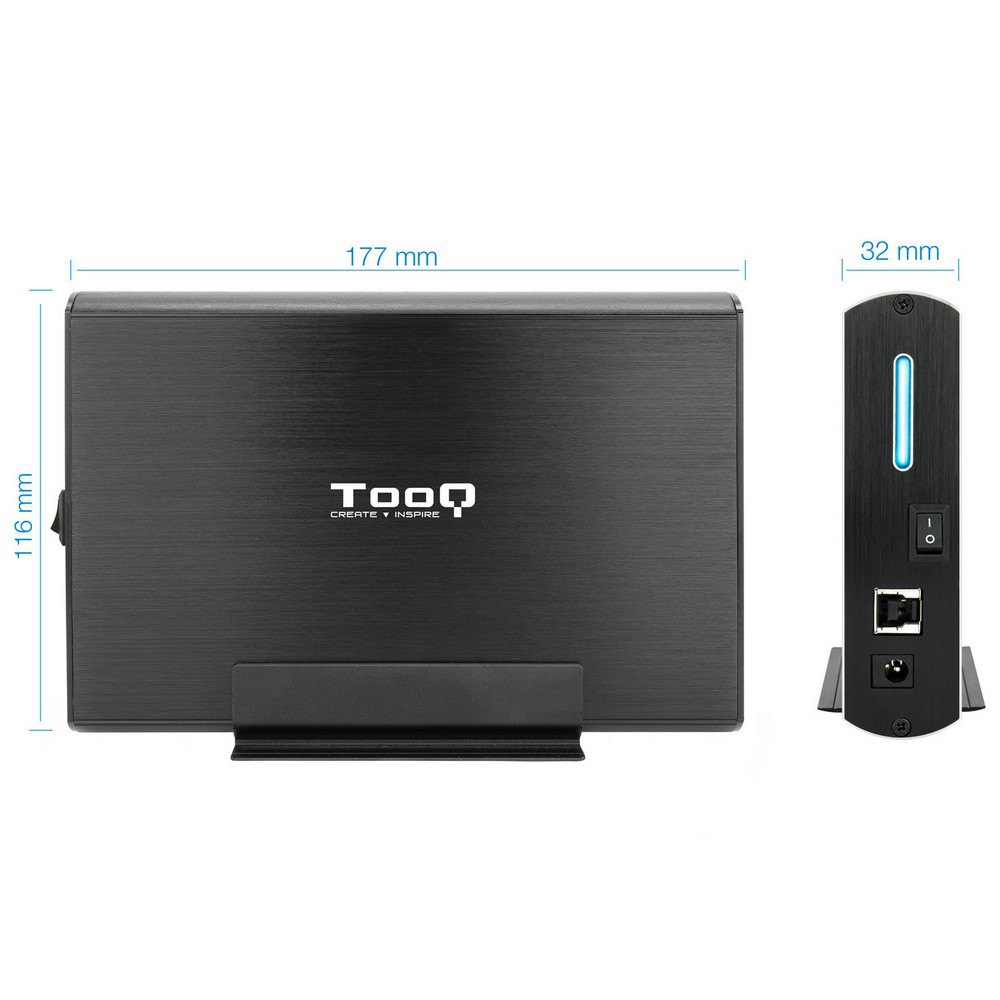 Tooq TQE-3531B Externe HDD-Festplatte