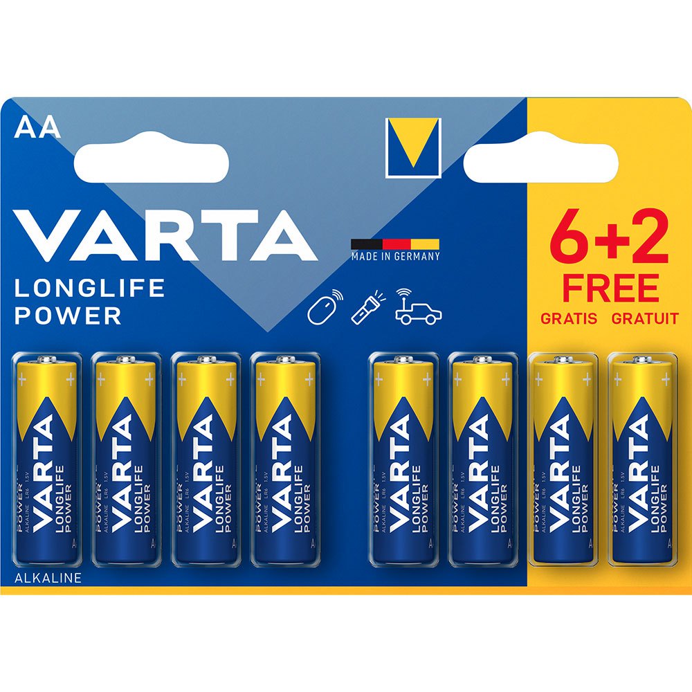 Varta Alkaliske Batterier AA LR06 8 Enheter