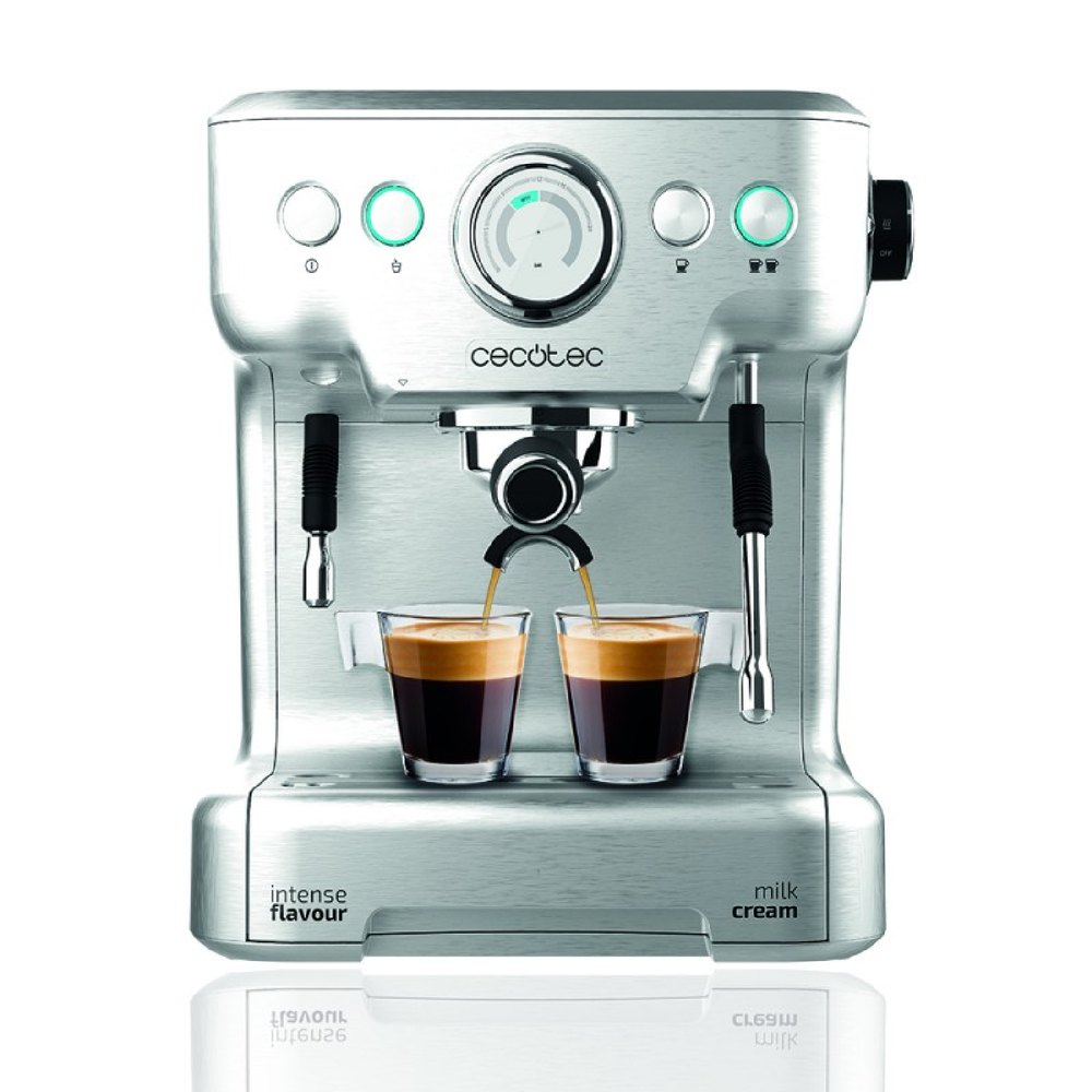 Cecotec Cafetera Power Espresso Pro Plateado| Techinn