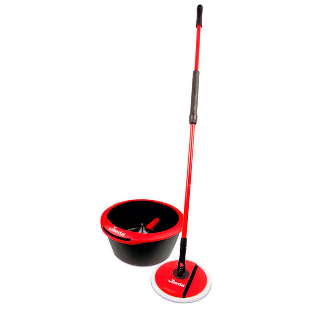 Spin & Clean Rotating Mop Black | Bricoinn