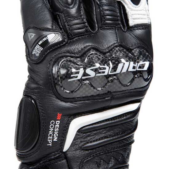 Leather gloves moto Dainese Carbon D1 Long black racing sport 
