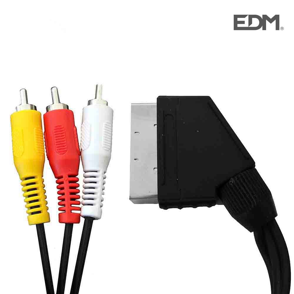 edm-euroconector-ΠΡΟΣ-ΤΟ-3rca-Καλώδιο-1.5-Μ