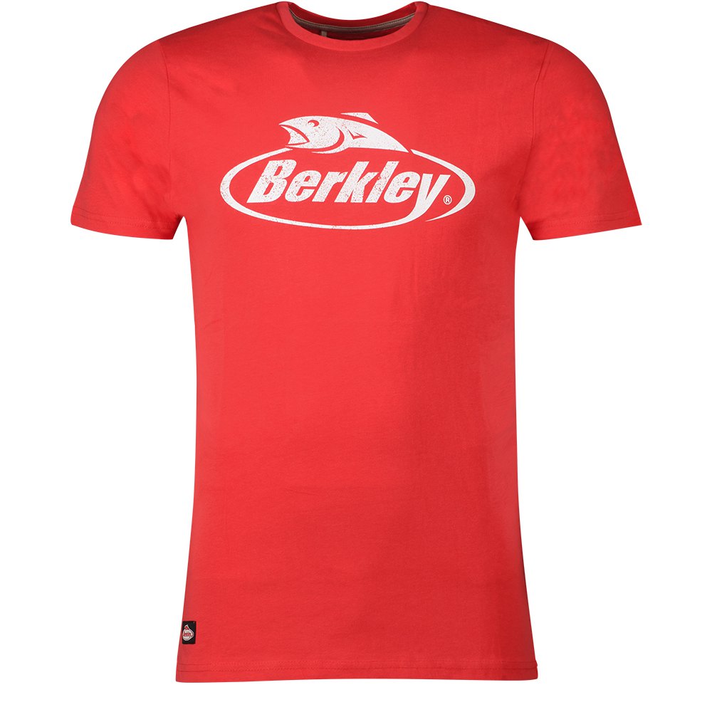 Berkley Logo Short Sleeve T-Shirt Red 3XL Man