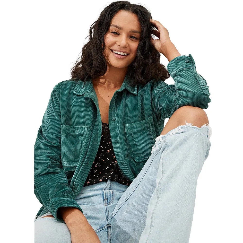 corduroy oversized button up