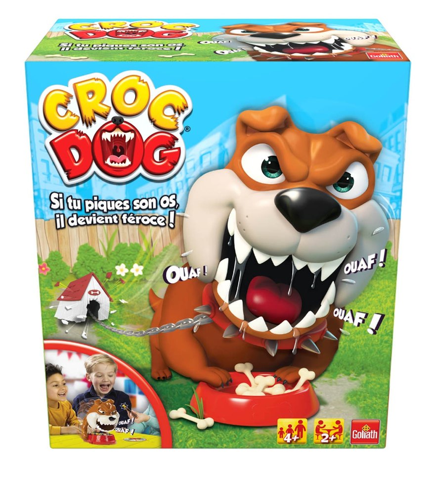 Grønthandler Moralsk uddannelse Disciplin Goliath bv Croc Dog Childrengame Multicolor | Kidinn