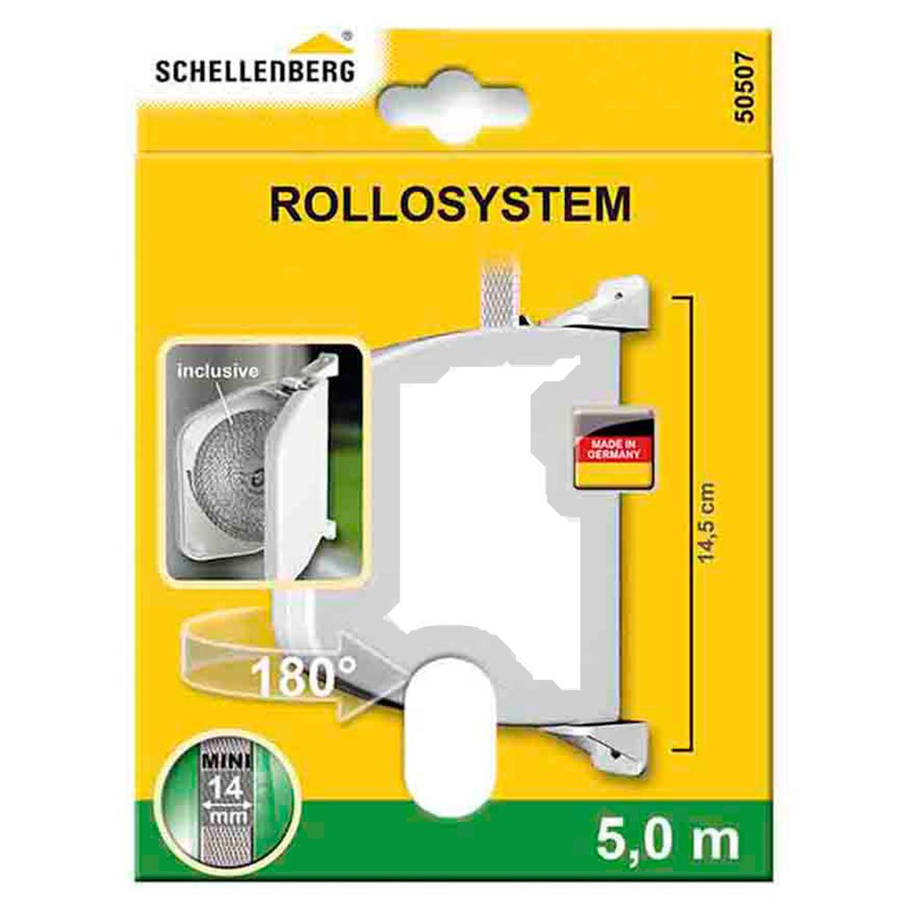 Schellenberg Recogedor Exterior Abatible Giratorio 28x159x120 mm
