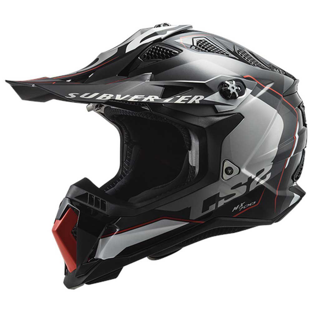 Bourgondië pint lening LS2 MX700 Subverter Arched Motocross Helmet Black | Motardinn