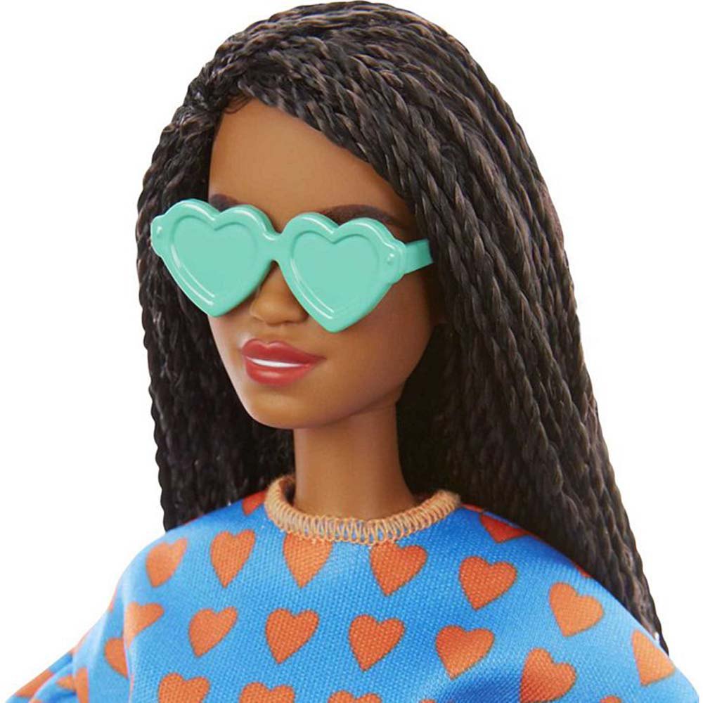 Bogholder Min Bungalow Barbie African American With Braids Set Of Hearts Accessories Multicolor|  Kidinn