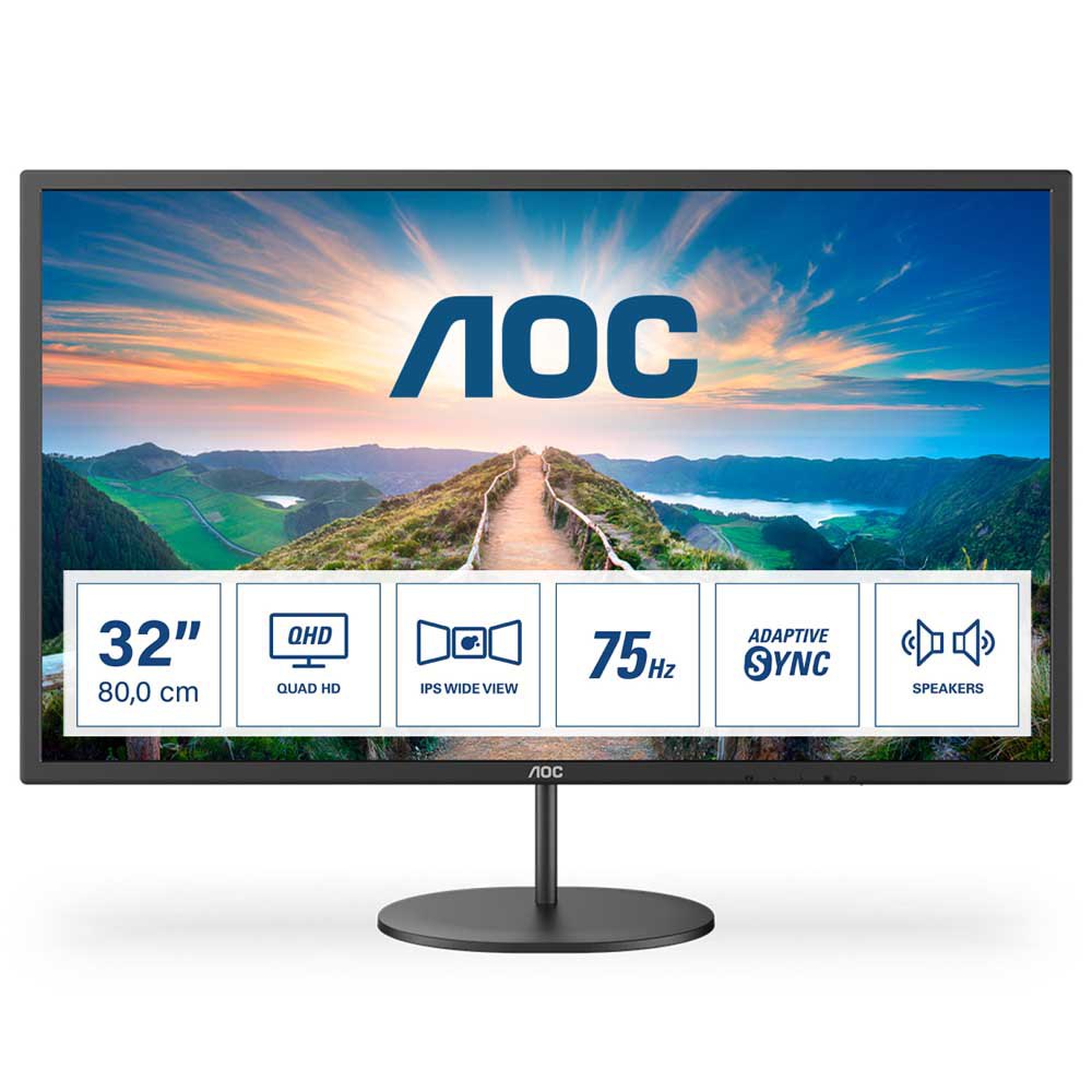 Aoc Overvåge Q32V4 32´´ QHD IPS LED 75Hz