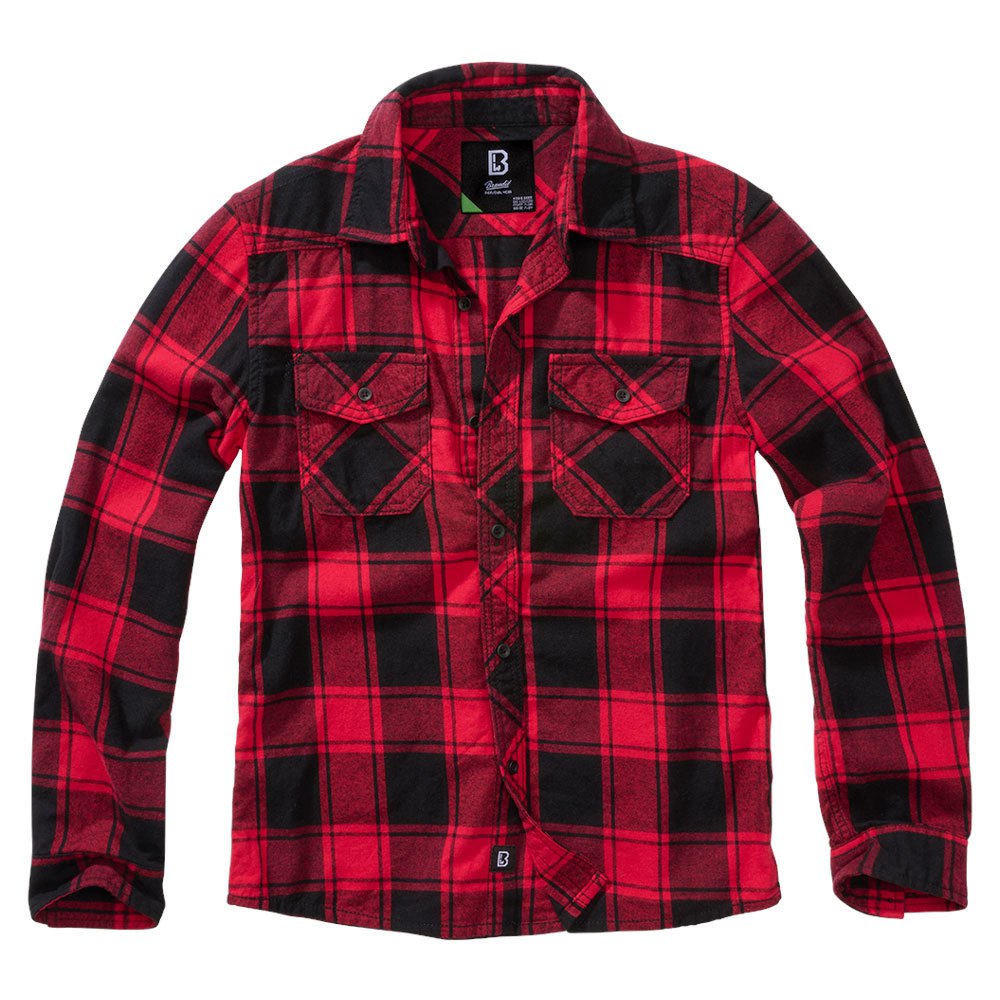 DressInn Boys Clothing Shirts Long sleeved Shirts Check Long Sleeve Shirt Red 122-128 cm Boy 
