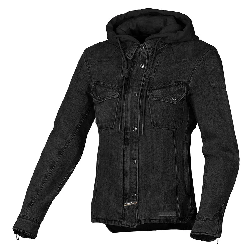 Macna Inland hoodie jacket Black | Motardinn