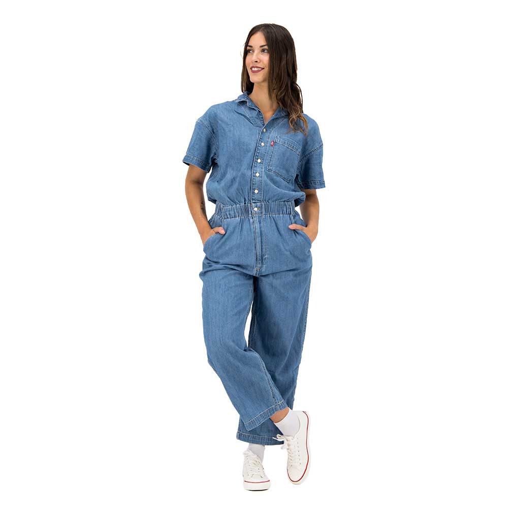 Oxideren Aap apotheek Levi´s ® Cinched Jumpsuit Blue | Dressinn