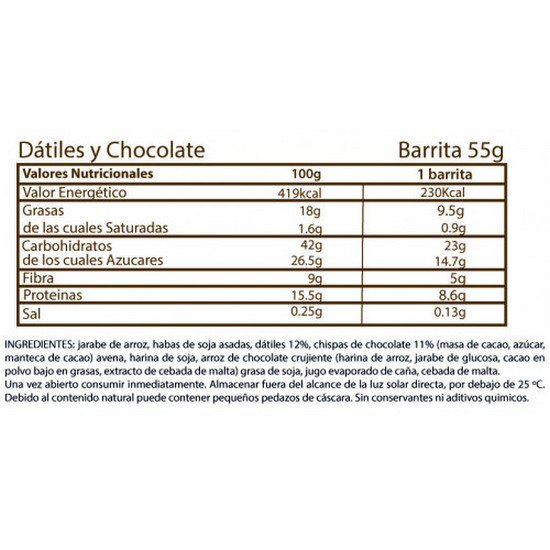 Chimpanzee Datum En Chocolate 55g Doos Bar Energierepen 20 Eenheden