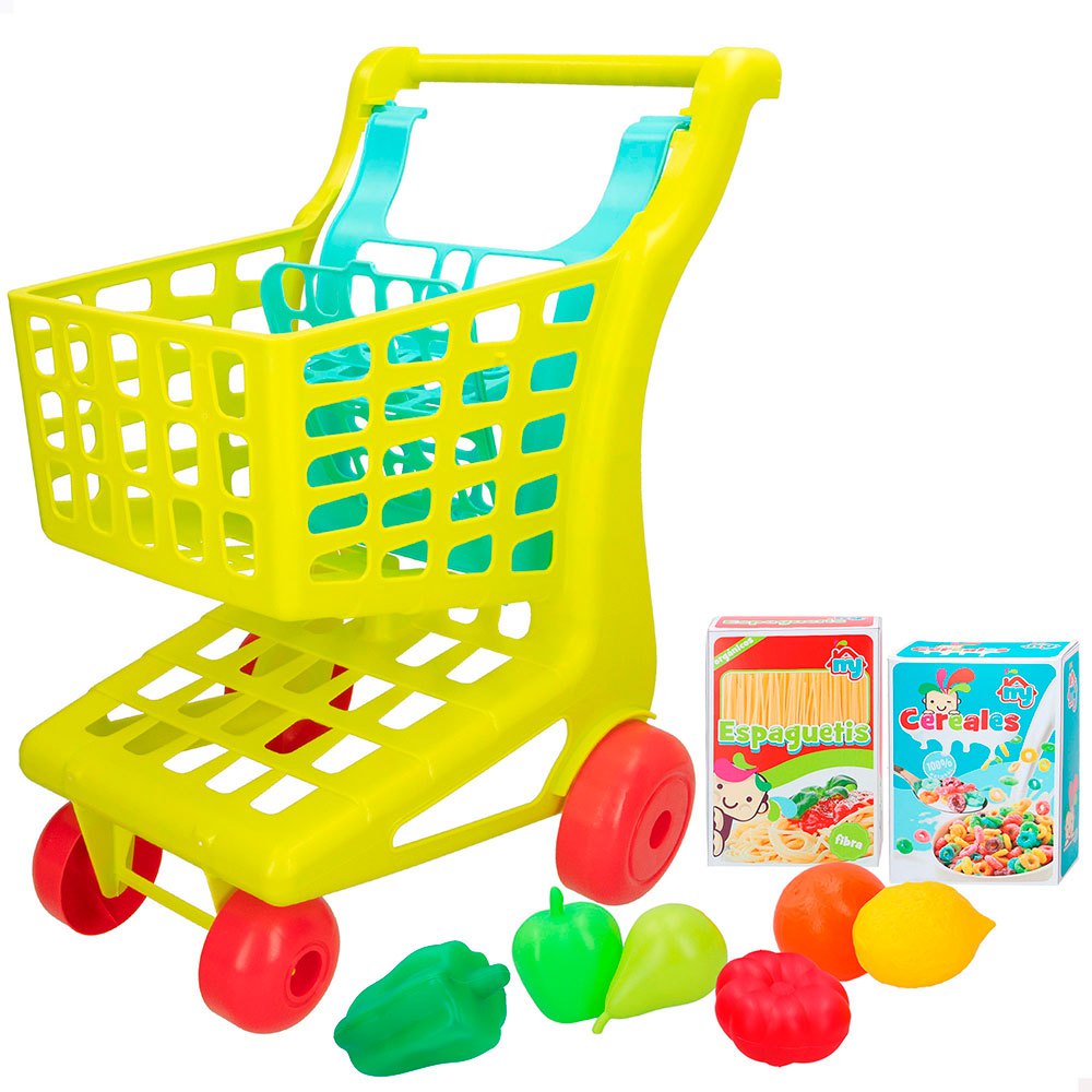 Kaufladen Colors baby Kidinn & My Color Home Zubehör Mehrfarbig| Kinder-Einkaufswagen