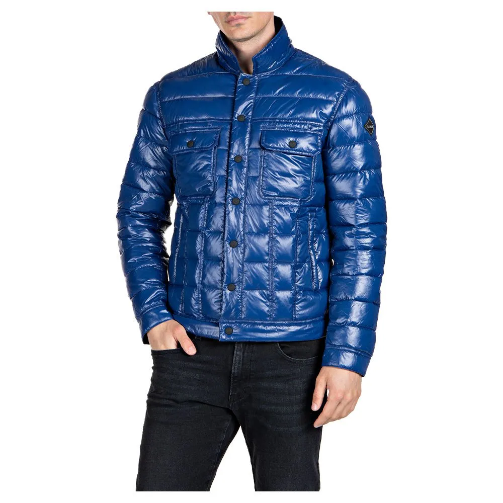 Replay M8224.000.84166S jacket Blue | Dressinn
