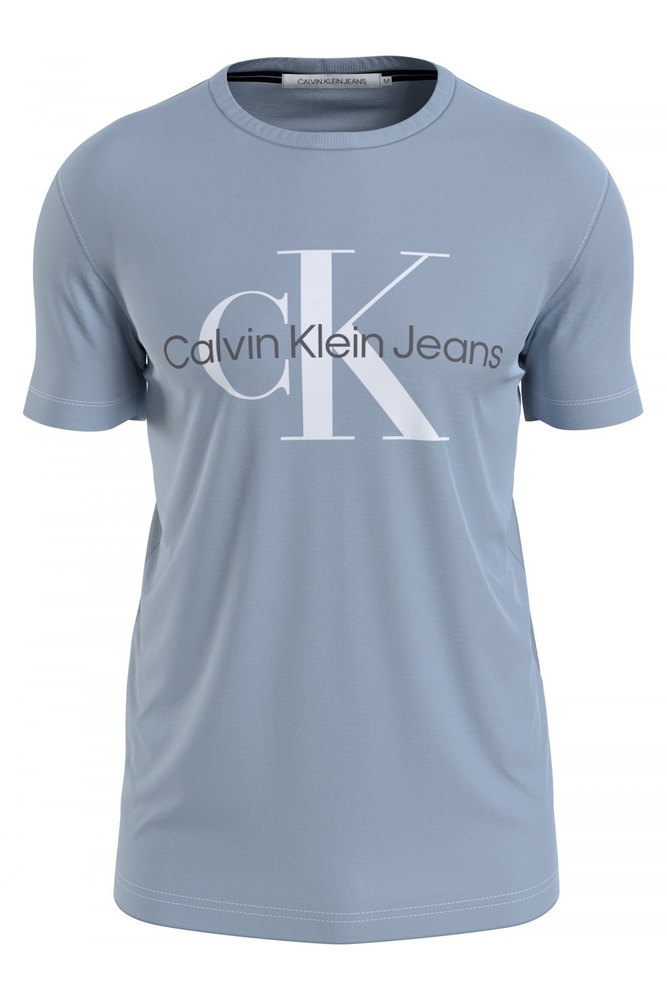 Calvin klein jeans Seasonal Monogram Short Sleeve T-Shirt Blue| Dressinn
