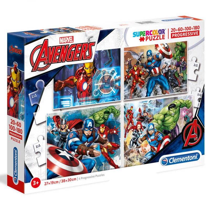 MARVEL AVENGERS PUZZLE 100 PIECES Lot Of 3 