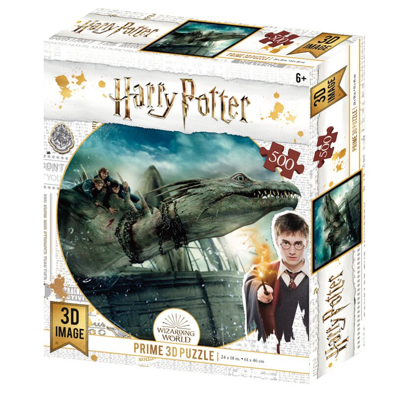 Prime 3d Puzzle Harry Potter Lenticular Dragon 500 Piezas