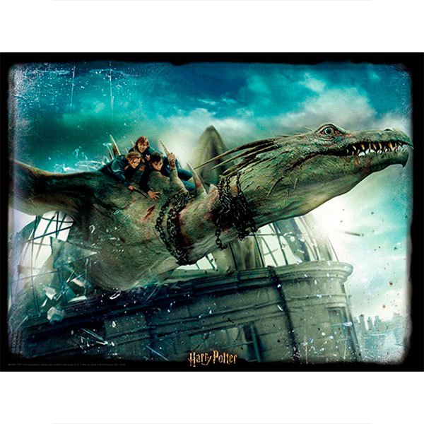 Prime 3d Puzzle Harry Potter Lenticular Dragon 500 Piezas