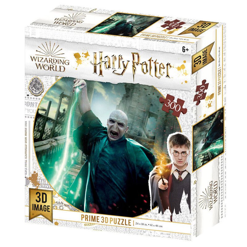 Prime 3d Harry Potter Lenticular Voldemort Головоломка 300 Изобразительное Искусство