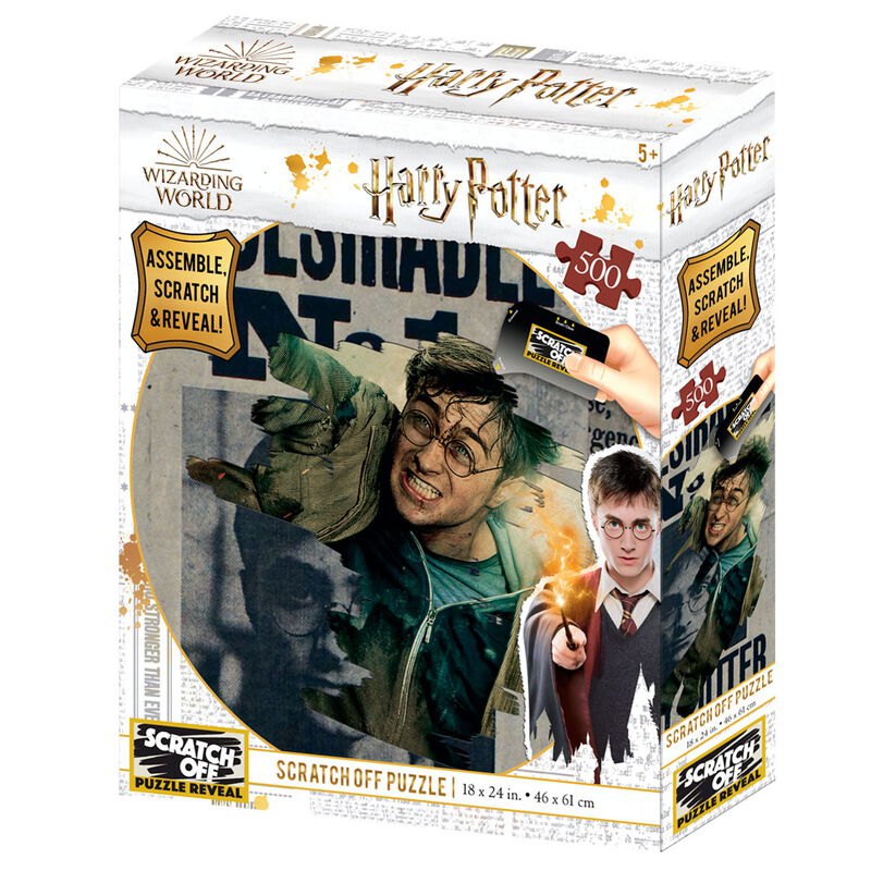Harry potter Gratta Puzzle Wanted 500 Pezzi