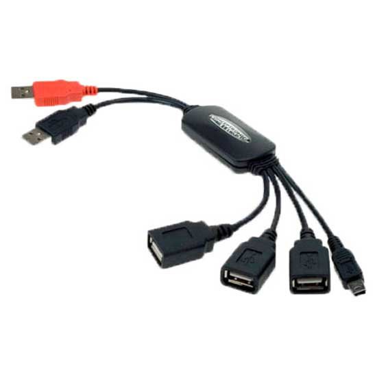Conceptronic ハブ CFLEXHUB USB+Micro USB 3 プエルト