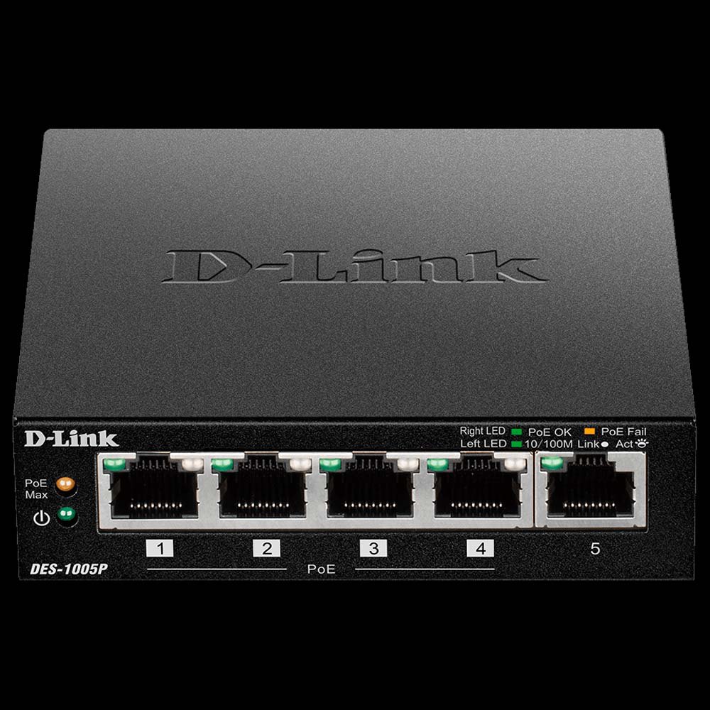 D-link Interruttore Delle Porte DES-1005P 5