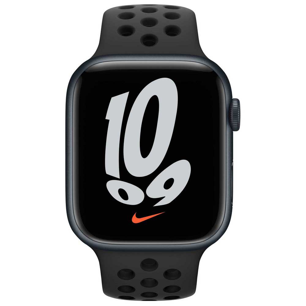 Acuoso Tranquilidad Robusto Apple Watch Nike Series 7 GPS 41 mm Negro | Dressinn