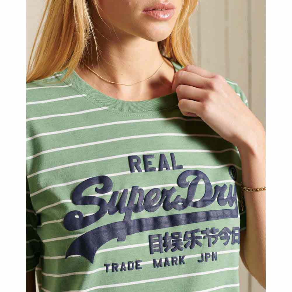 Superdry Vinage Logo Source Stripe T-shirt