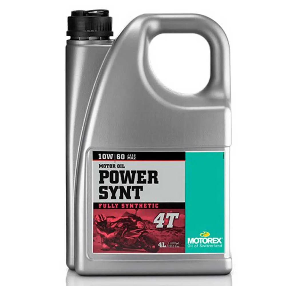 Motorex Motor Oil Power Synthetic 4T 10W60 4L Motardinn