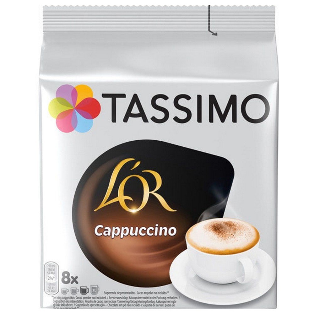 Marcilla Cápsulas Tassimo L´Or Cappuccino 8 Unidades
