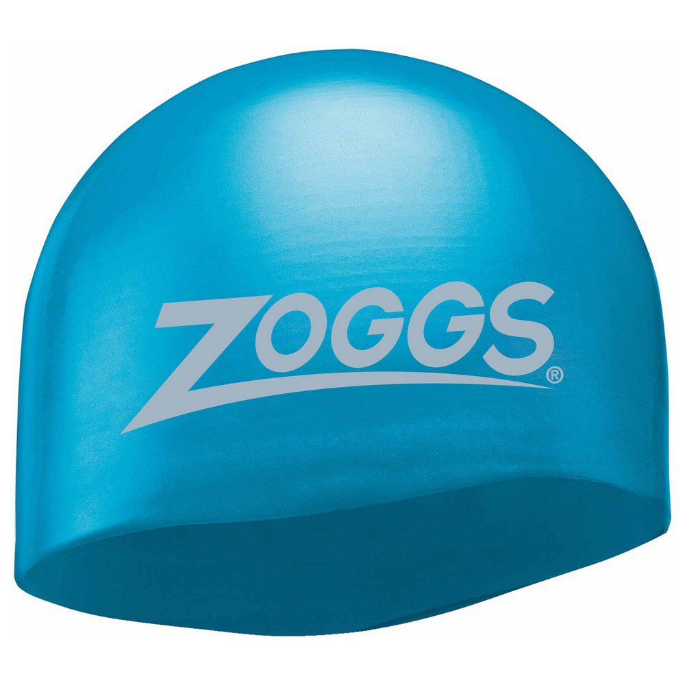 New Zoggs Silicone Swimming Cap Blue 