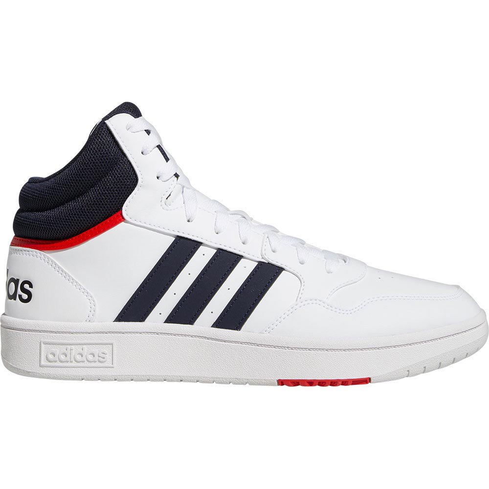 tension Regulation Experienced person adidas Hoops 3.0 Mid Trainers White | Dressinn