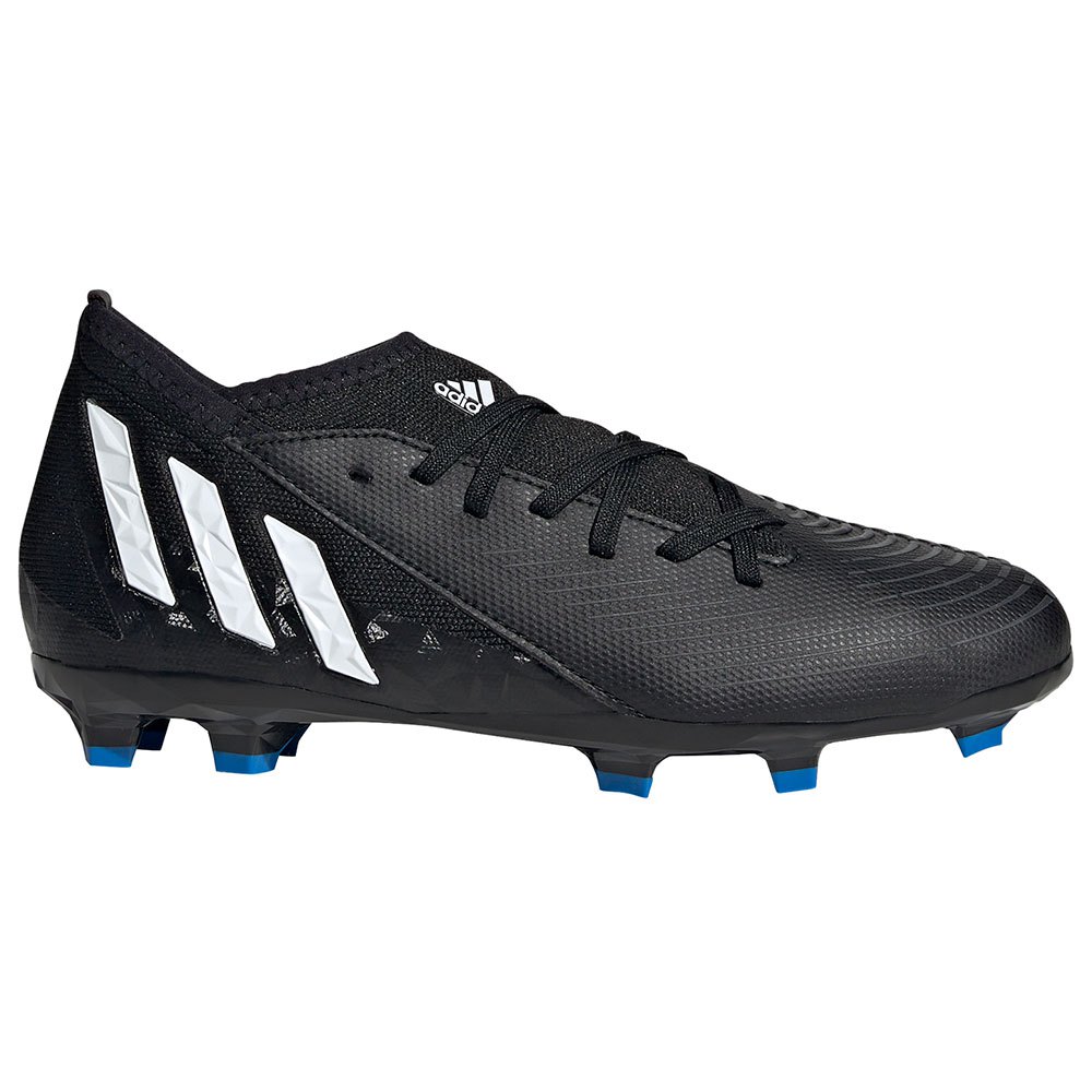 Velo Giotto Dibondon enfocar adidas Predator Edge.3 FG Football Boots Black | Goalinn