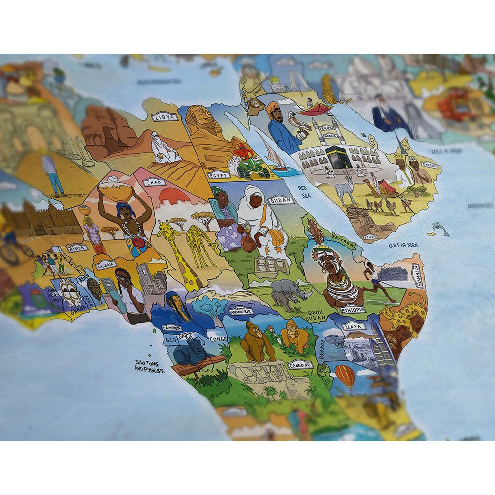 Awesome maps Asciugamano Mappa Piccoli Esploratori World Map For Kids To Explore The World