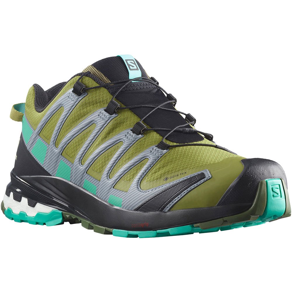 Salomon XA Pro 3D V8 Goretex Trail Running Shoes Green| Runnerinn