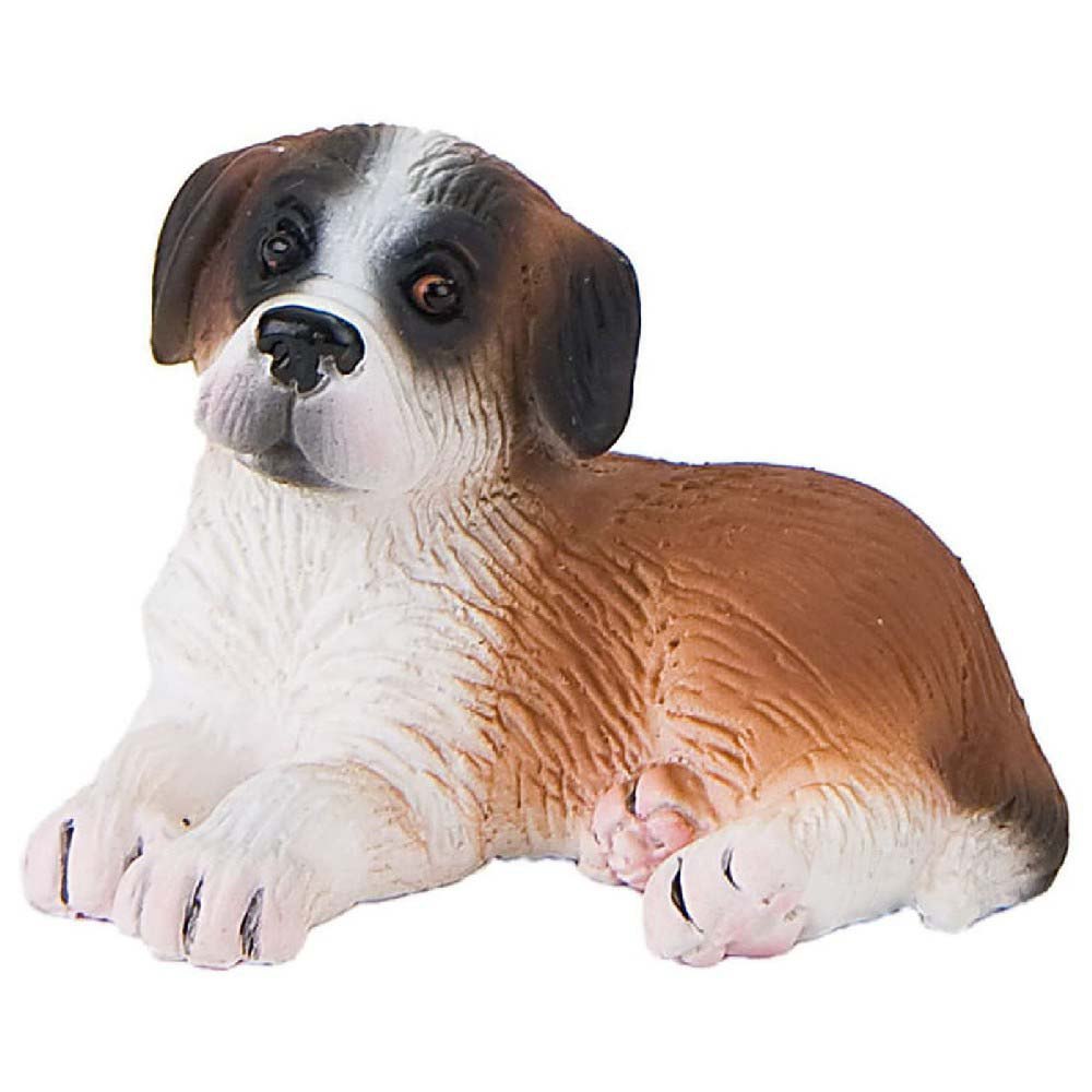Bullyland Saint Bernard Puppy Bongo Figure Brown | Kidinn