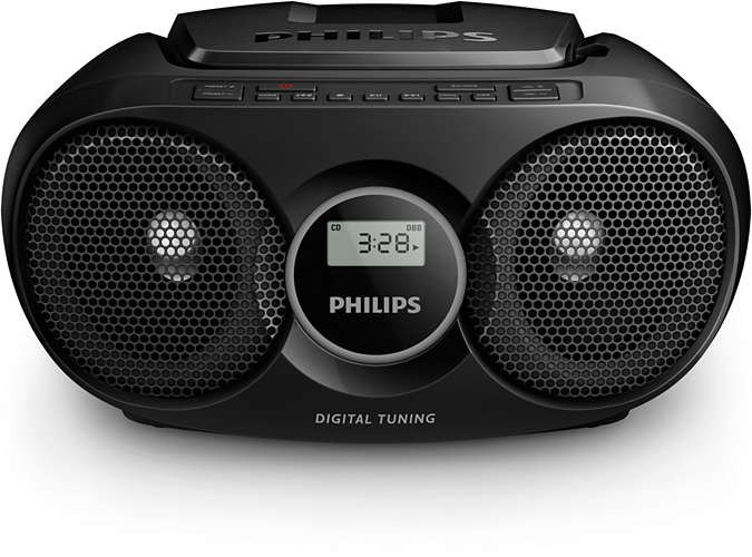Kort leven scannen Brengen Philips Soundmachine Cd Radio C/ Az215B/12 Black | Techinn