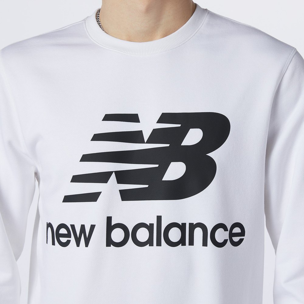 New balance Hættetrøje Essentials Stacked Logo Crew