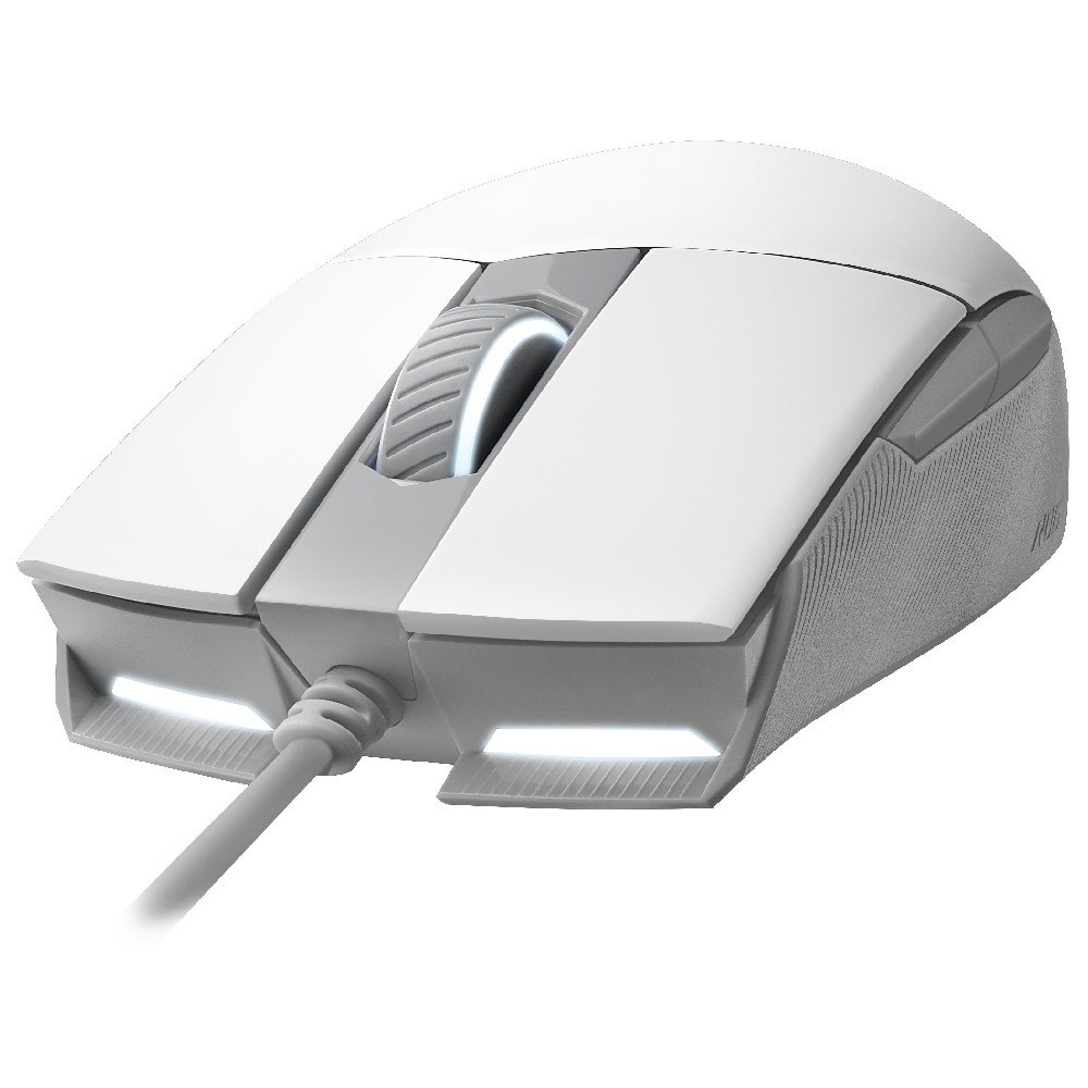 Asus ROG Strix Impact II Moonlight 6200 DPI Gaming Mouse White| Techinn