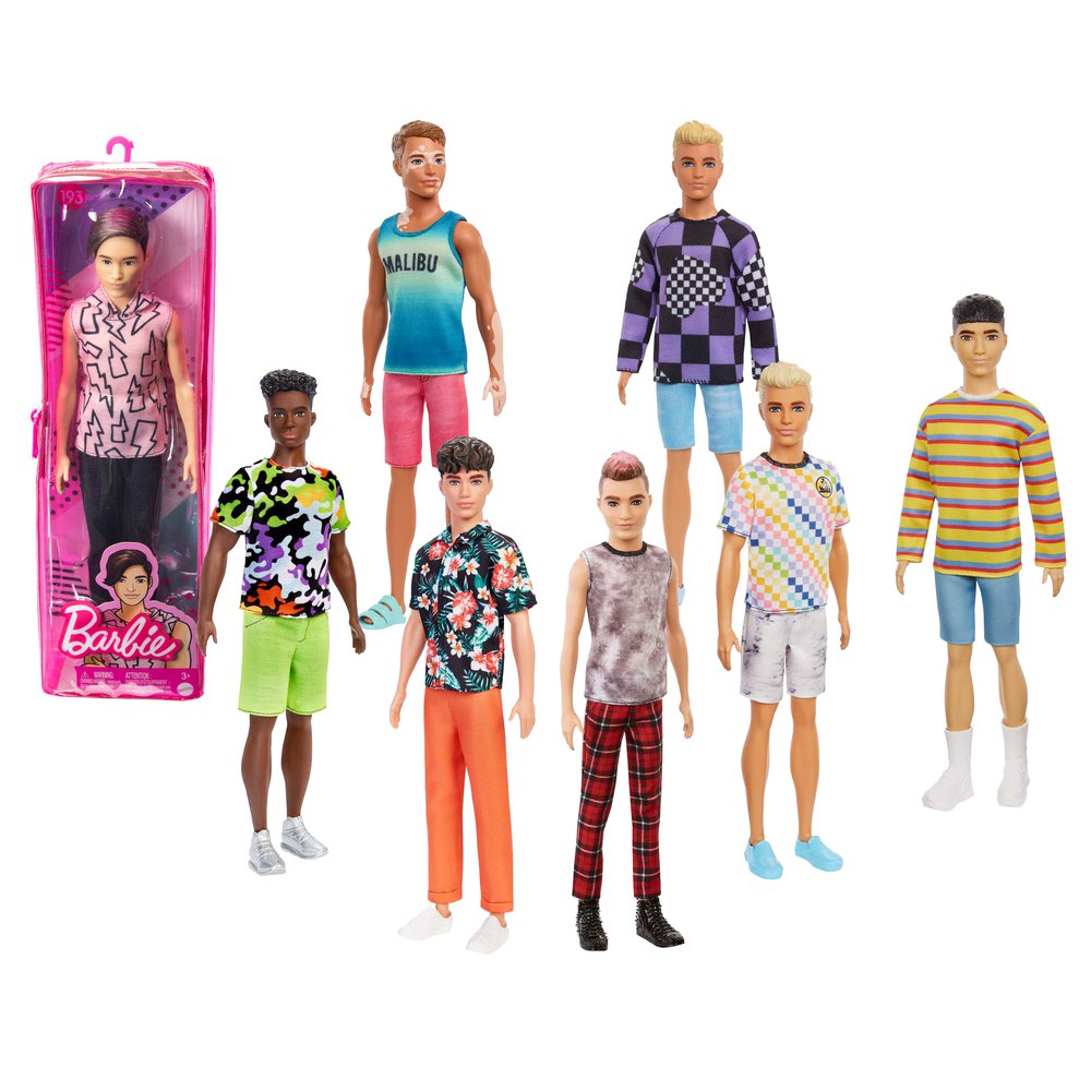 Cierto Juventud Querer Barbie Muñeco Ken Fashionista Multicolor | Kidinn